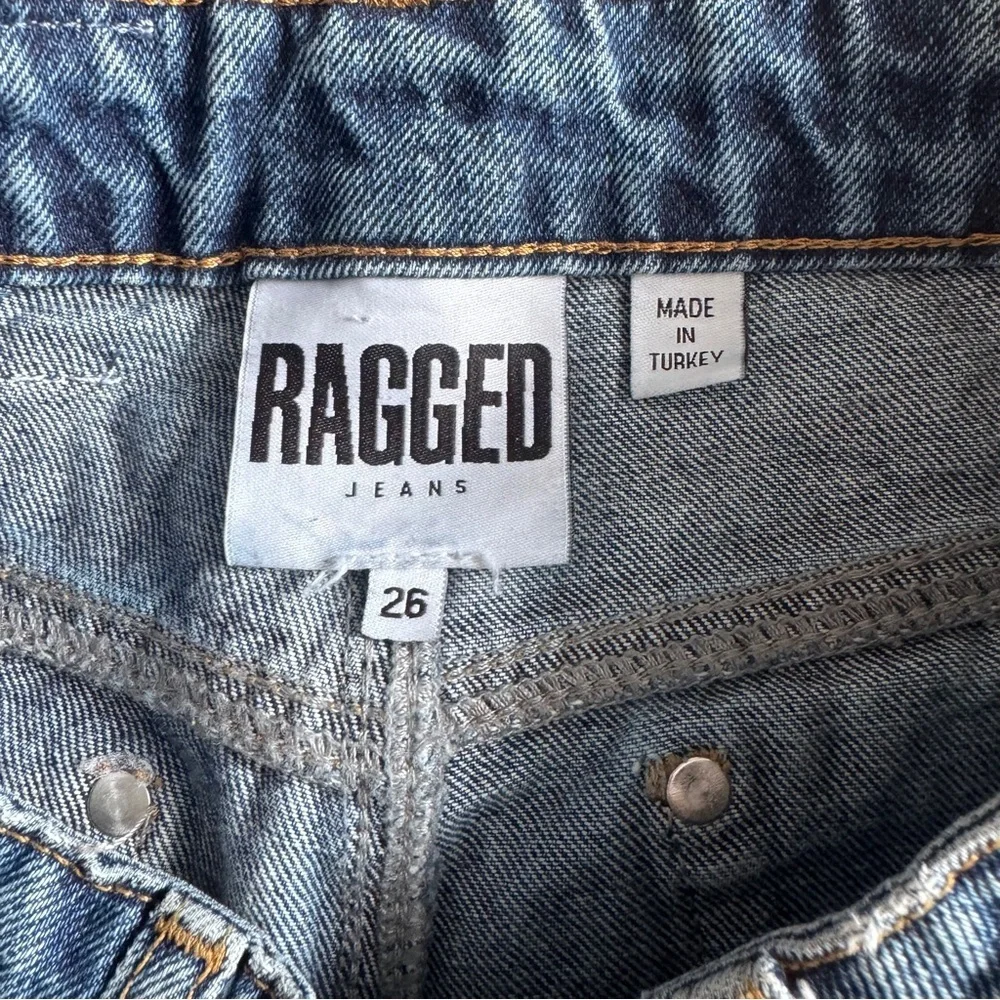 The Ragged Priest ASOS High Rise Straight Leg 90’s Inspired Blue Jeans Size 26 - Picture 8 of 8